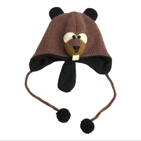Knitwits Other - Barkley The Beaver Knit Wool Hat by Knitwits